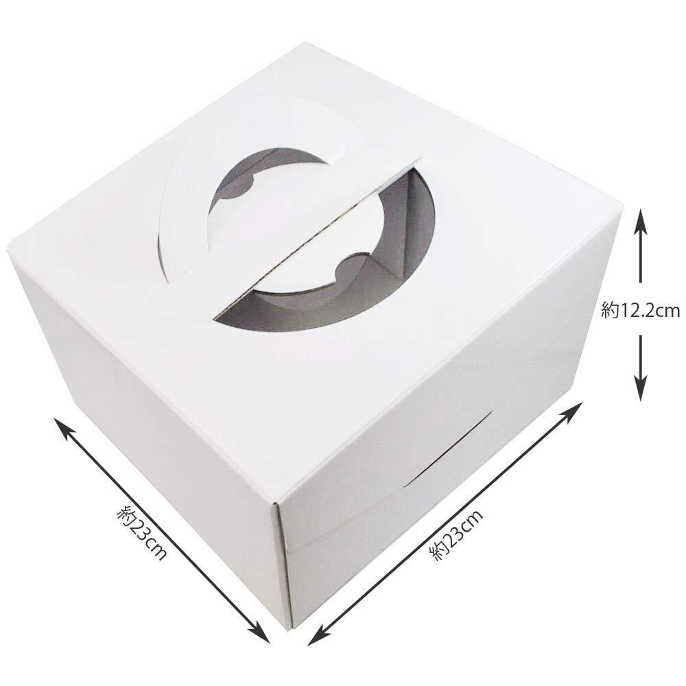 貝印 KAI ケーキ ボックス Kai House Select 18cm ホワイト 日本製 DL6342_画像3