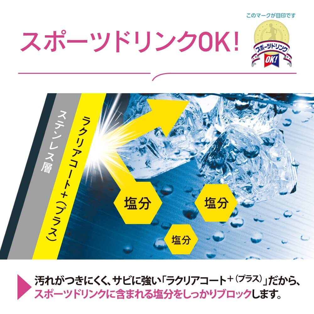 象印マホービン 水筒 シームレスせん 大容量 600ml ワンタッチ ステンレスマグ ペールトープ ふたとパッキンが一体化 お手入れ簡単 洗う点_画像5