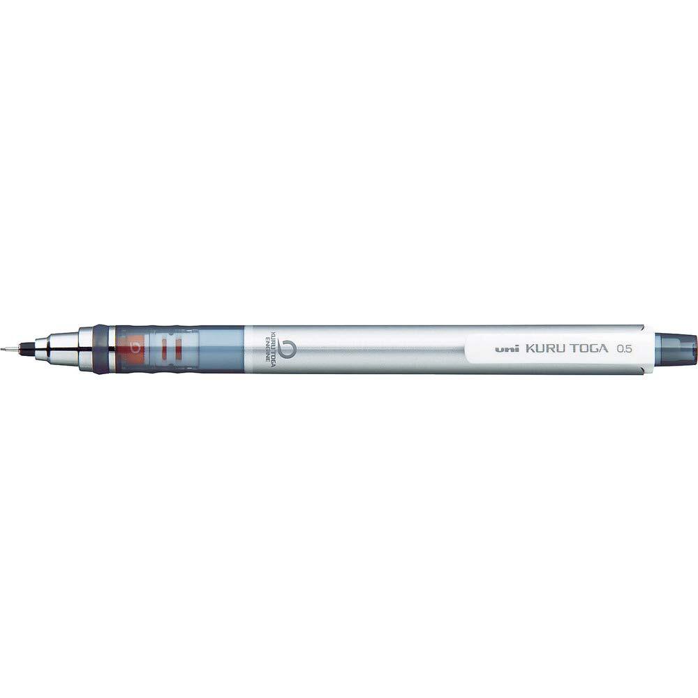 三菱鉛筆 シャーペン クルトガ 0.5 自動芯回転機構 シルバー M54501P.26_画像1