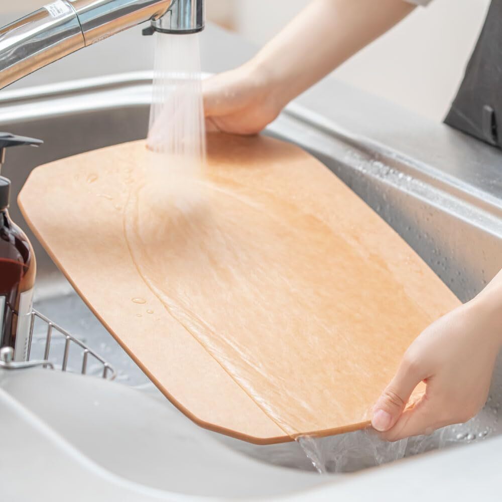 アンドエヌイー(&NE) nikii ウッドファイバーカッティングボード HACHI L 食洗機対応 木製 まな板 カッティングボード 耐熱 カの画像5