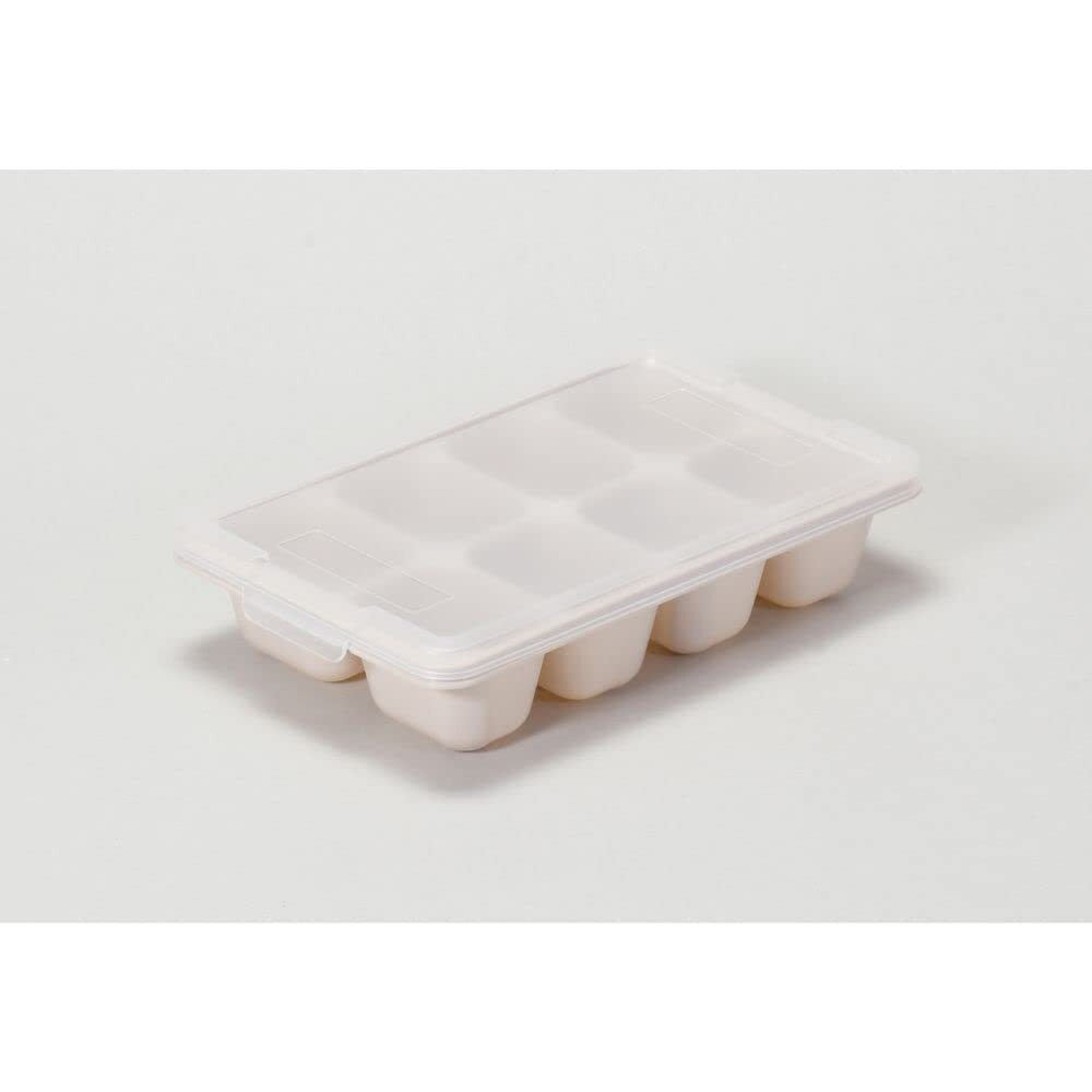 リバティーコーポレーション 冷凍 保存 容器 小分け トレー お弁当 おかず 離乳食 作り置き 50ml×8マス 2個組 ワームグレー LD-3_画像3
