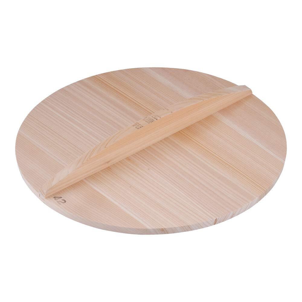 雅うるし工芸 厚手サワラ木蓋 42cm用 サワラ材 日本製 AKB02042_画像2
