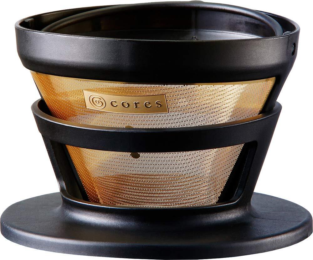 cores コレス コーヒー ドリッパー ゴールドフィルター カップに直接セットするだけ 2~4杯用 丸山珈琲 共同開発 ペーパーフィルター不要_画像1