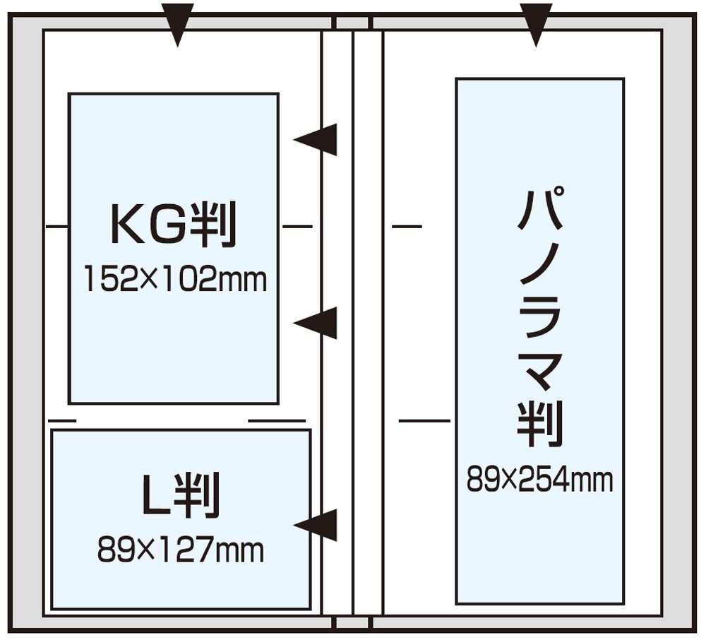 ナカバヤシ ポケットアルバム フォトホルダー L判 288枚 チェックピンク PHE1288A-P_画像2