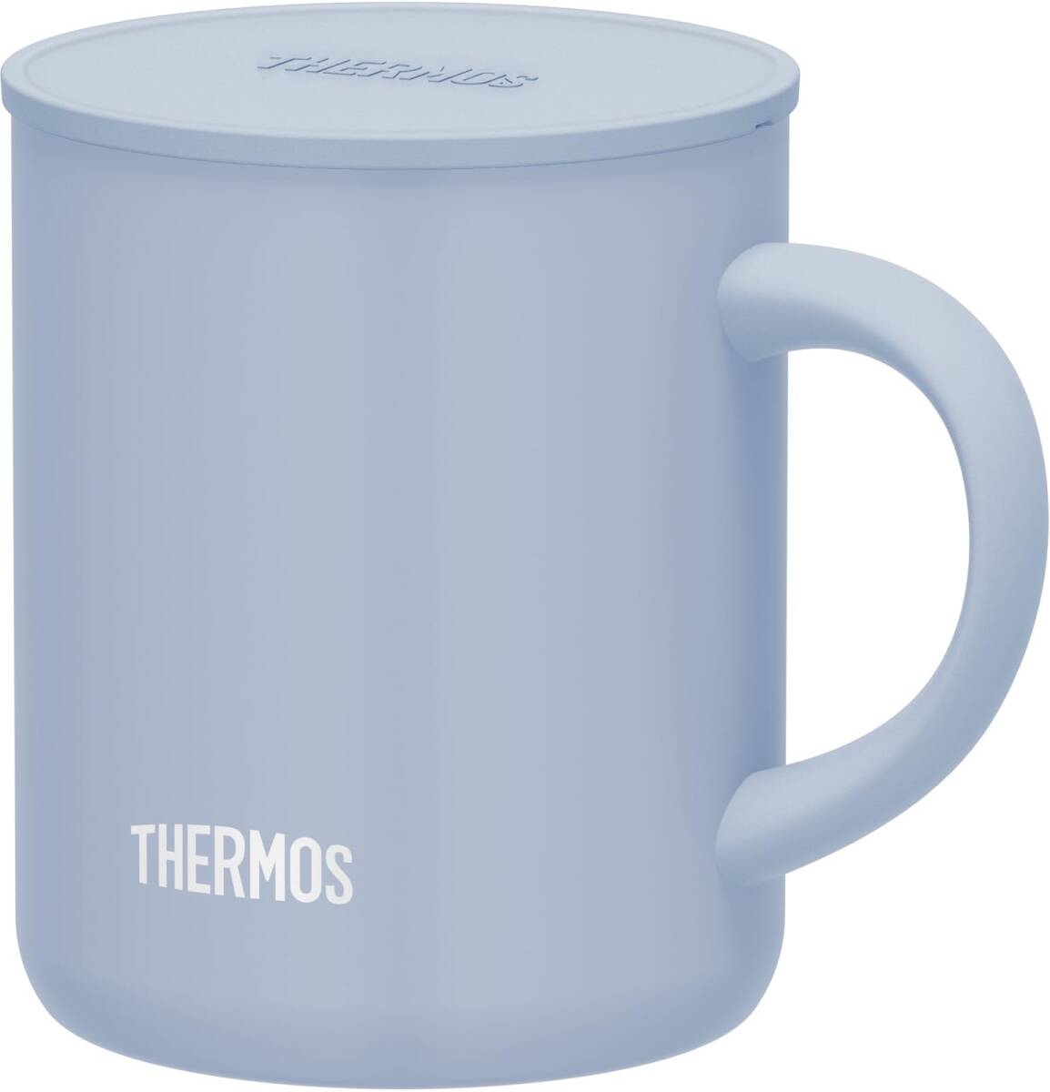 サーモス(THERMOS) ステンレス鋼 真空断熱マグカップ 350ml アッシュブルー JDG-352C ASBの画像1