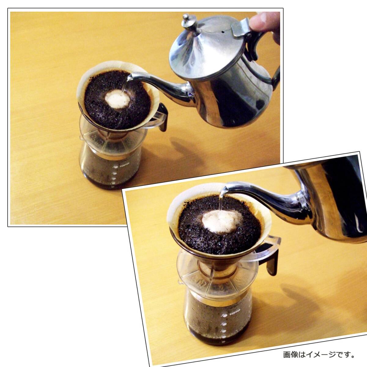 コーヒー フィルター アバカ 円錐形 2~4杯用 100枚入 2個パック 白 計200枚 AC4-100Wの画像7