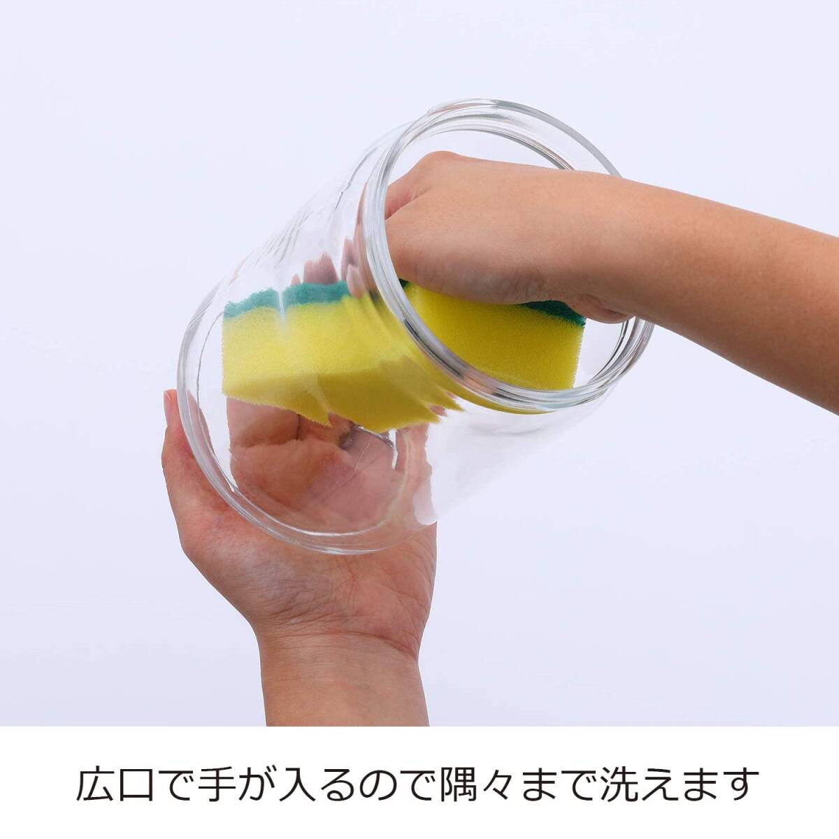 セラ―メイト 保存 容器 ガラス キャニスター 800ml チャーミークリアー L2 日本製 221138_画像7