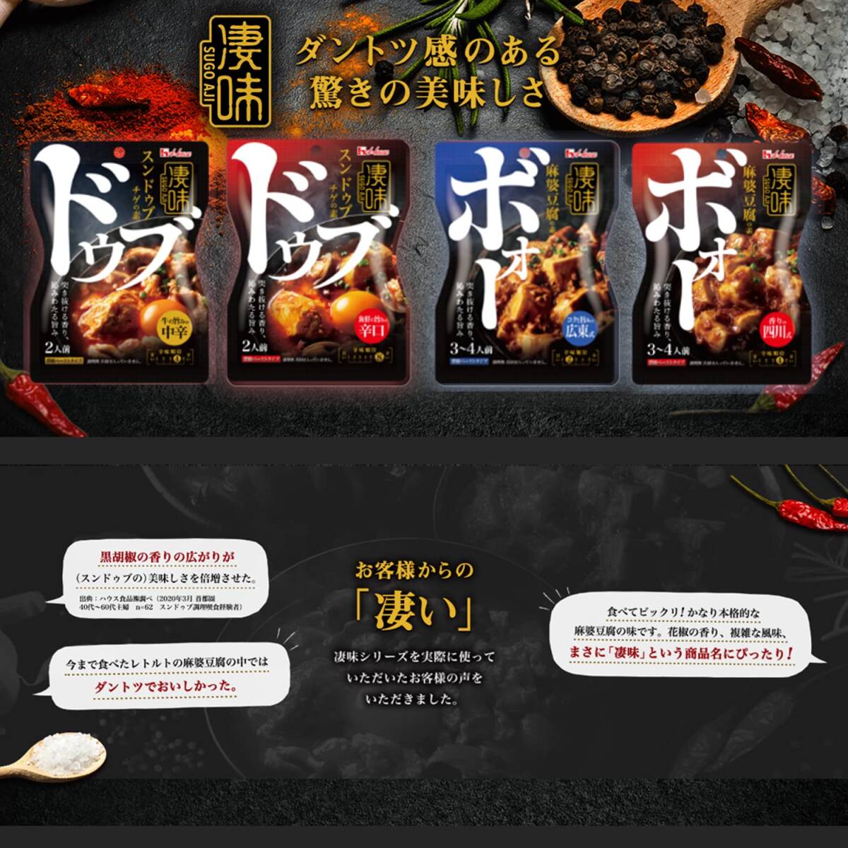 ハウス 凄味 スンドゥブチゲの素 牛の旨みの中辛 75g ×10個_画像6