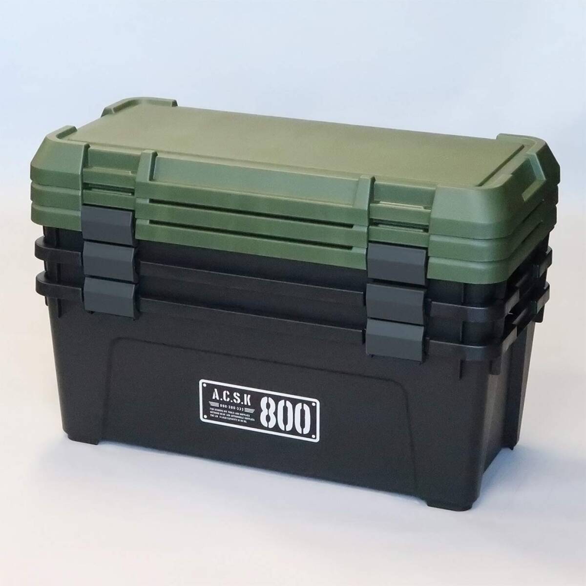 JEJa stage storage box made in Japan outdoor camp . pcs withstand load 80kg in-vehicle loading piling [X series actives Tocca -800X]