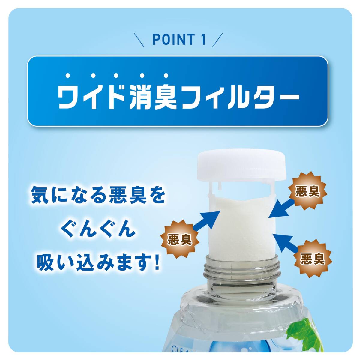 【まとめ買い】トイレの消臭元 パルファム ブラン消臭芳香剤 トイレ用 置き型400ml×3個_画像8