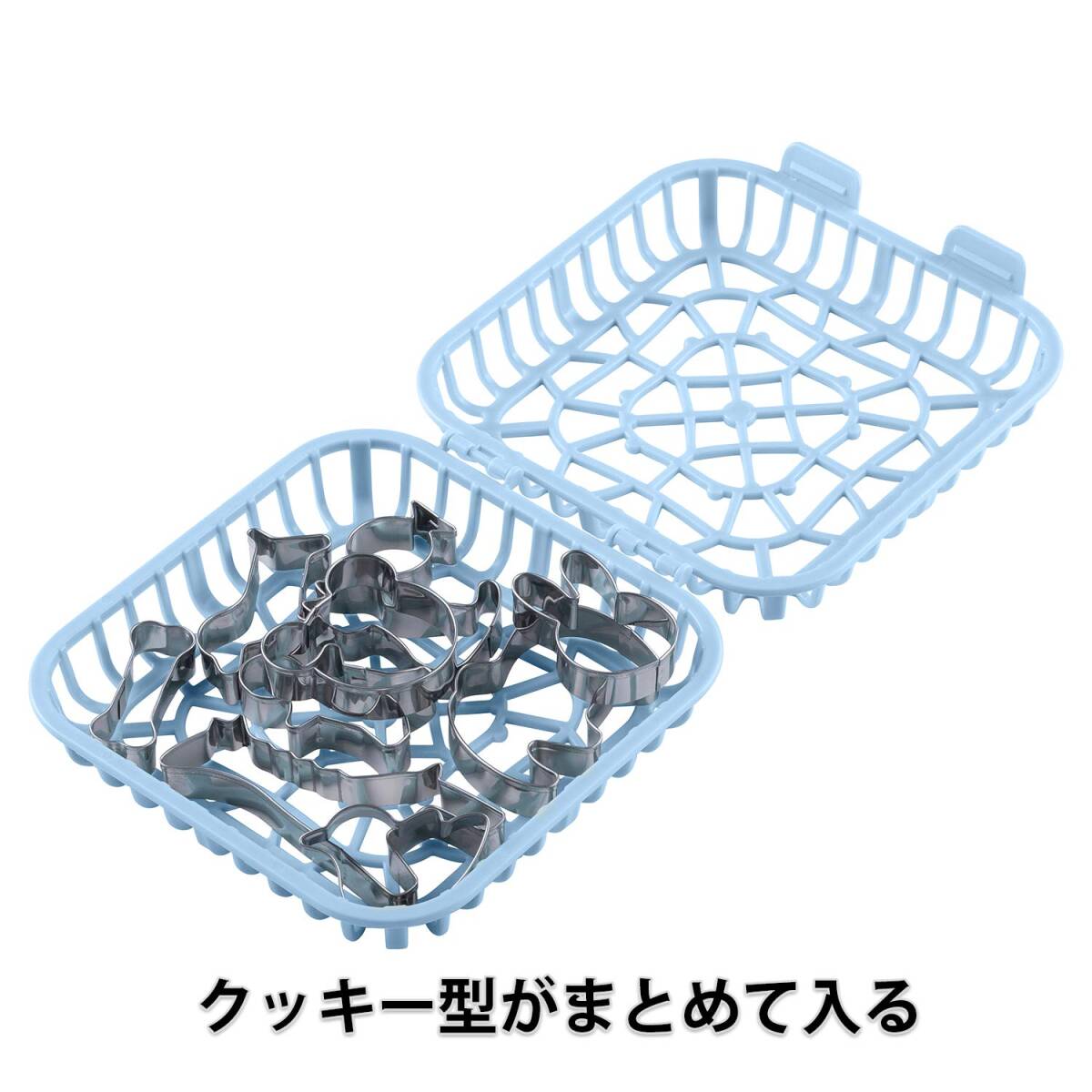貝印 KAI クッキー 抜き型 食洗機ケースセット どうぶつ リトルシェフクラブ 日本製 DL7213_画像2