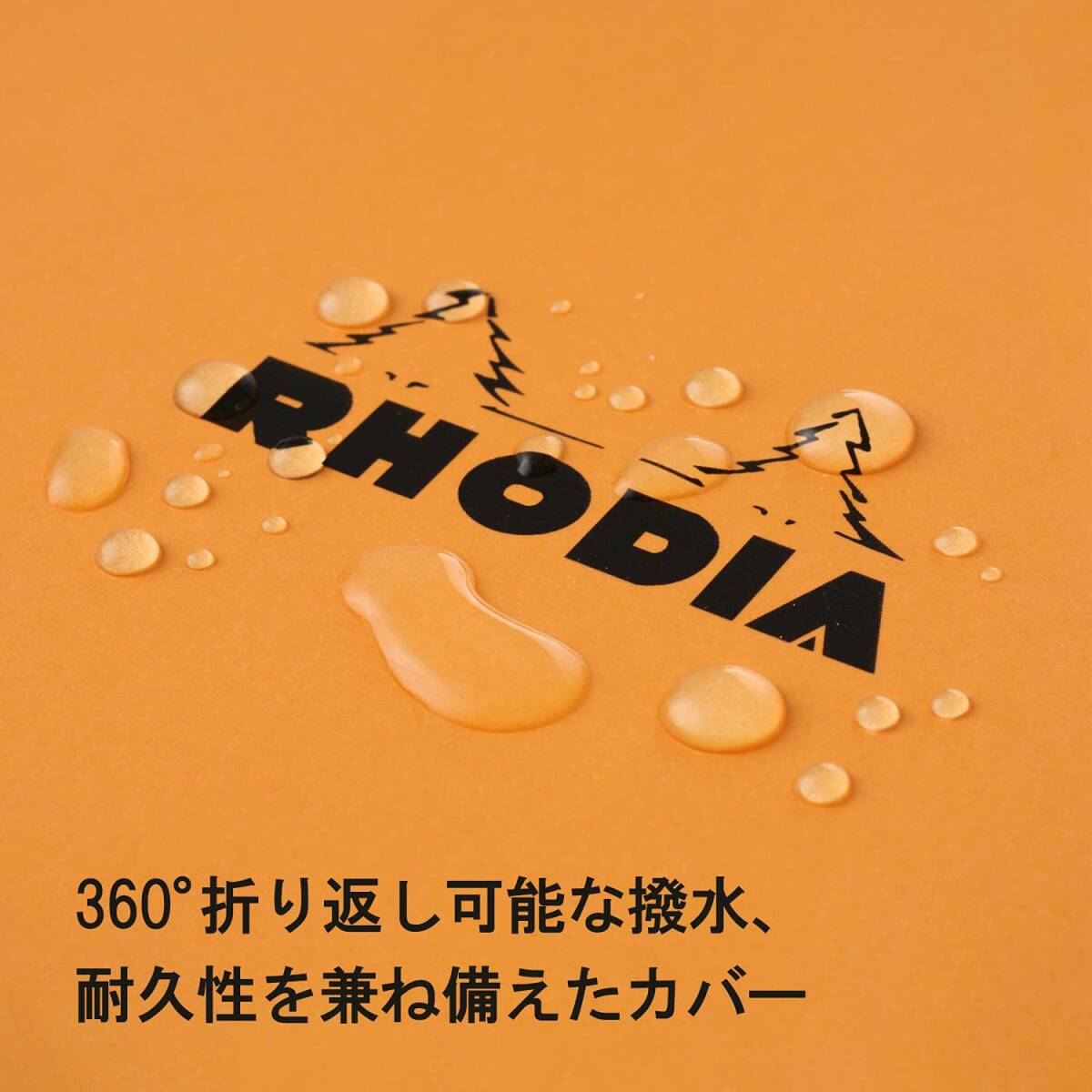 ロディア メモ帳 No.16 (A5) 80枚 5mm方眼罫 撥水カバー ミシン目入 PEFC認証取得 ブロックロディア ホワイト RHODIA_画像8