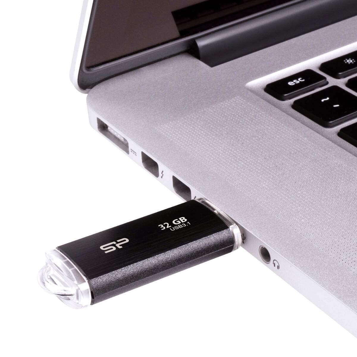 シリコンパワー USBメモリ 32GB USB3.2 Gen1 (USB3.1 Gen1 / USB3.0) フラッシュドライブ ヘアライン仕上_画像8