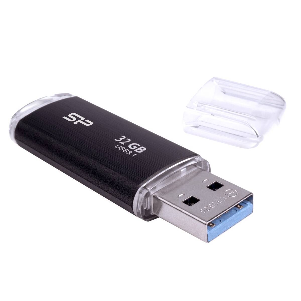 シリコンパワー USBメモリ 32GB USB3.2 Gen1 (USB3.1 Gen1 / USB3.0) フラッシュドライブ ヘアライン仕上_画像5