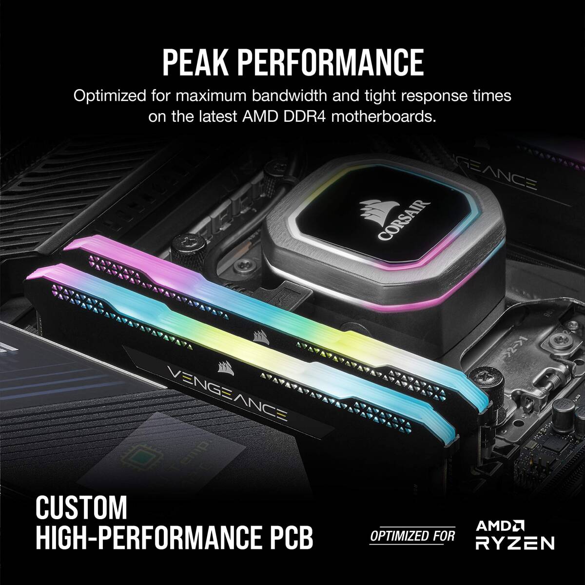 CORSAIR Corsair DDR4-3600MHz デスクトップPC用 メモリ VENGANCE RGB PRO SLシリーズ 32GB_画像4