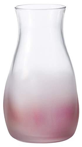 アデリア 花瓶 ガラス花瓶 てびねりミニ花器 ピンク [直径約7.7x高さ12.9cm] 日本製 9572_画像1