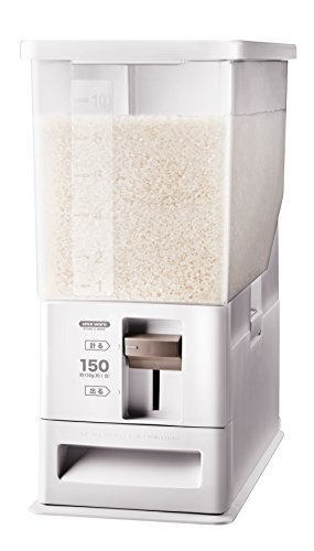 アスベル 米びつ 無洗米対応 計量米びつ 分解できる 12ｋｇ 白 丸洗い可能 A7503_画像4