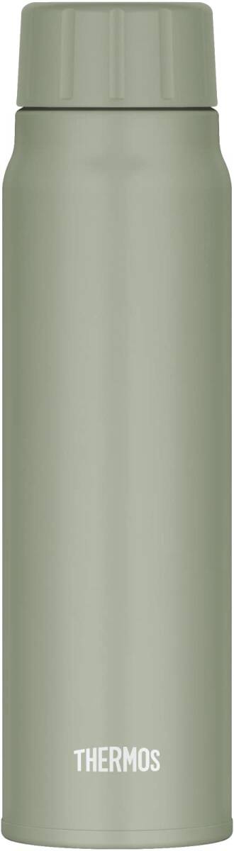 サーモス 水筒 保冷炭酸飲料ボトル 500ml カーキ 保冷専用 FJK-500 KKIの画像2