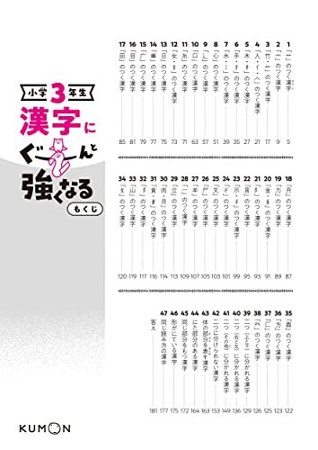 小学3年生 漢字にぐーんと強くなる (くもんの国語集中学習)_画像2