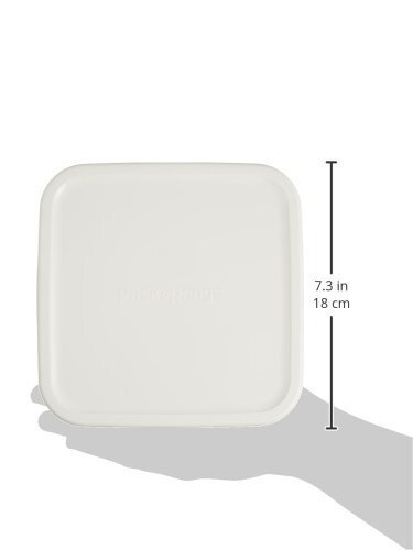 イワキ 保存容器 パック&レンジ 浅型 L 大 1.2L ホワイト 冷凍 オーブン レンジ 可能 N3248-W_画像8