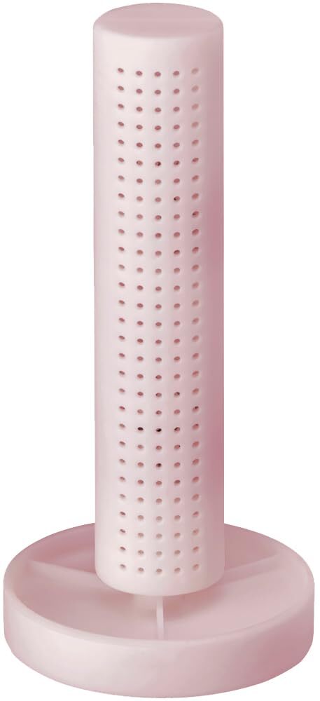 アネスティカンパニー 珪藻土 ステンレス ボトル ドライヤー ピンク グレー 約幅6×奥6×高12.4cm Sサイズ 抗菌加工 2WAY 乾燥_画像1