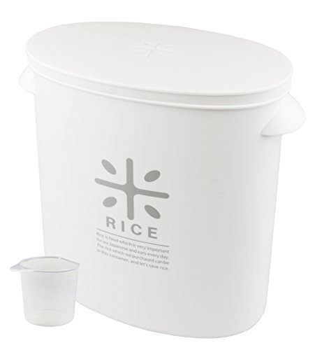  жемчуг металл сделано в Японии кадочка для риса 5kg белый мерная емкость есть . рис пакет. .. stock RICE HB-3433