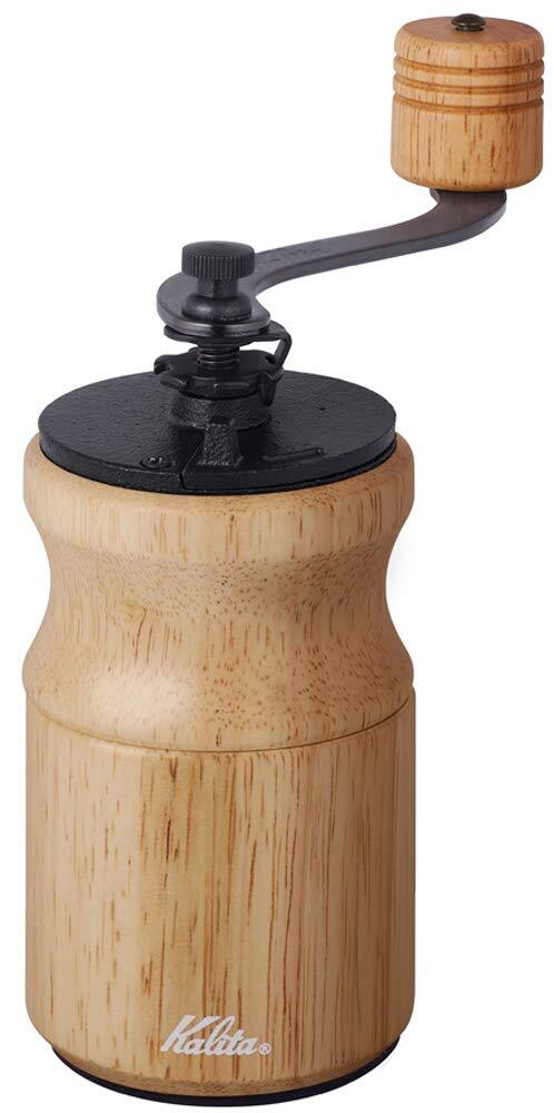 カリタ Kalita コーヒーミル 木製 手挽き 手動 ナチュラル KH-10 N #42167アンティーク コーヒーグラインダー 小型 アウト_画像1