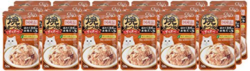 チャオ (CIAO) キャットフード 焼かつお ディナー ほたて貝柱入り 本格だし味 50g×16個 (まとめ買い)_画像4