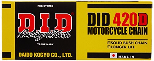 D.I.D(大同工業)バイク用チェーン クリップジョイント付属 420D-096RB STEEL(スチール) 二輪 オートバイ用_画像3