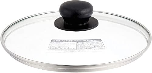 ウルシヤマ金属工業 ガラス蓋 フライパン 鍋用 22cm ガラスリッド 全面物理強化 UYG-22_画像1
