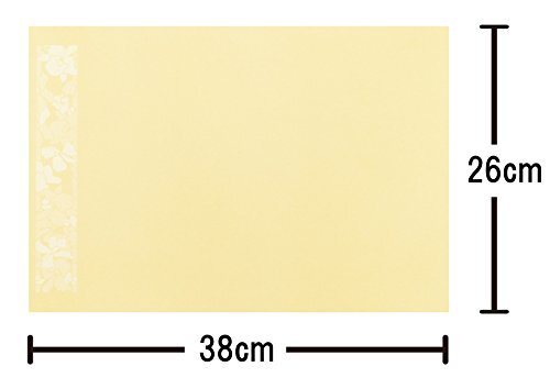大黒工業 国産 テーブルマット カトレア 縦26×横38cm 上質紙 ランチョンマット 業務用 100枚入_画像3