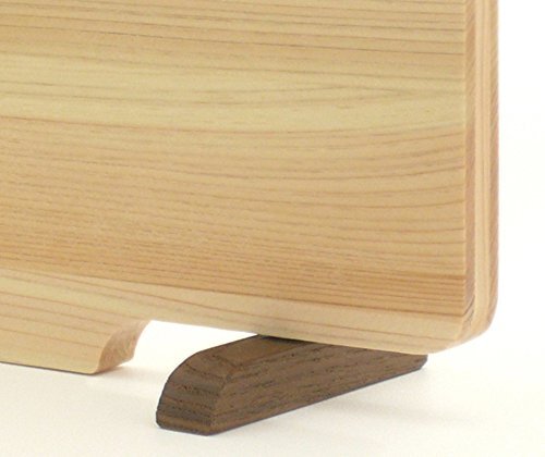 ダイワ産業 まな板 スタンド付き 食洗機対応 木製 ひのき 軽量 日本製 防カビ 正方形 22cm_画像4
