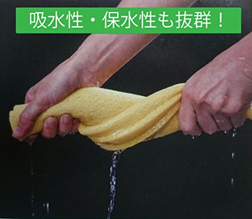 日本製 吸水 速乾 セルロース スポンジ 水切りマット 大判 サイズ 45×31cm グリーン_画像5