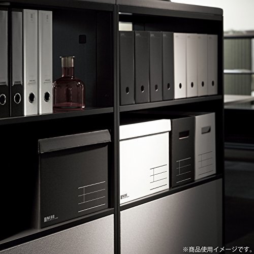 kokyo storage box NEOS L size cover attaching black A4-NELB-D