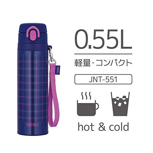 サーモス 水筒 真空断熱ケータイマグ 550ml ネイビーピンク JNT-551 NV-P_画像3