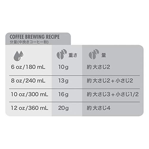 OXO コーヒー ドリッパー 湯量?自動でドリップスピード調整 オートドリップ コーヒーメーカー 1~2杯 360ml ホワイトの画像8