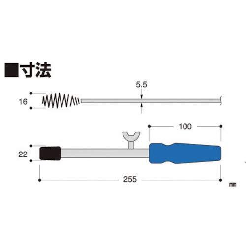 SANEI パイプクリーナー 長さ10m 排水管のつまり解消・掃除に 折れにくい2重巻構造 PR80-10M_画像3