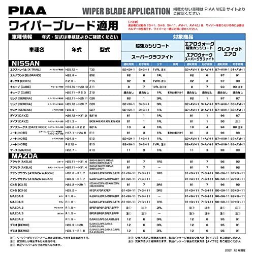 PIAA ワイパー ブレード 475mm 超強力シリコート 特殊シリコンゴム 1本入 呼番8 WSU48_画像4