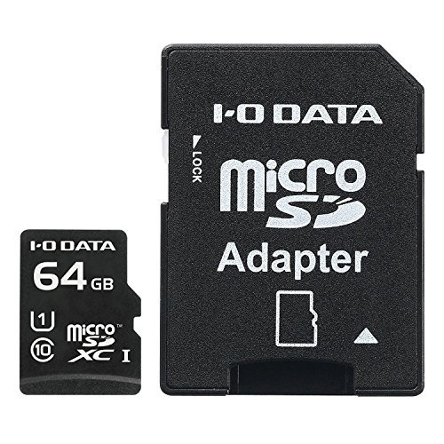 アイ・オー・データ microSDカード 64GB UHS-I(スピードクラス1)/Class10対応 Nintendo Switch動作確認済_画像1