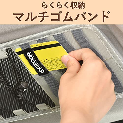 OUTDOOR PRODUCTS(アウトドアプロダクツ) 車内用品 サンバイザーポケット 収納ポケット OD42 収納ホルダー サングラス カー_画像3