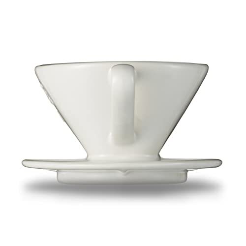 メリタ Melitta コーヒー ドリッパー 陶器製 日本製 計量スプーン付き 1~2杯用 ホワイト 陶器フィルターシリーズ SF-T1×1_画像2