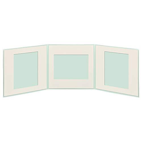 HAKUBA ペーパースクウェア台紙 No.1770 6切サイズ 3面(角×3枚) ブルー M1770-6-3BL_画像3