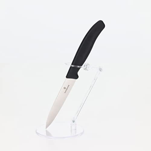 VICTORINOX(ビクトリノックス) パーリングナイフ 切れ味のよいペティナイフ 10cmブレード 直刃 ブラック 鋭い切れ味で精密なカット_画像10
