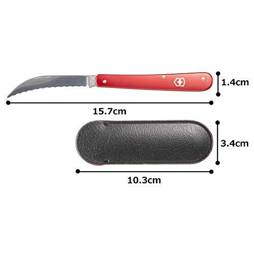 VICTORINOX(ビクトリノックス) ベーカーズナイフ プロ仕様のパン切り包丁 6cm レッド バゲットや食パンをきれいに切り分けらるアルミ_画像8