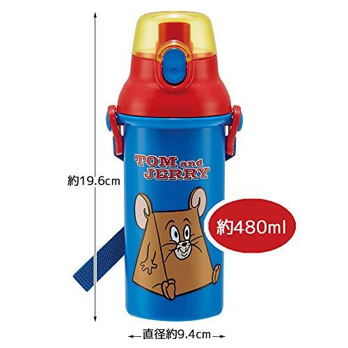 ske-ta-(Skater) детский Ag+ антибактериальный пластик фляжка 480ml Tom & Jerry Tom . Jerry сделано в Японии PSB5SANAG-A