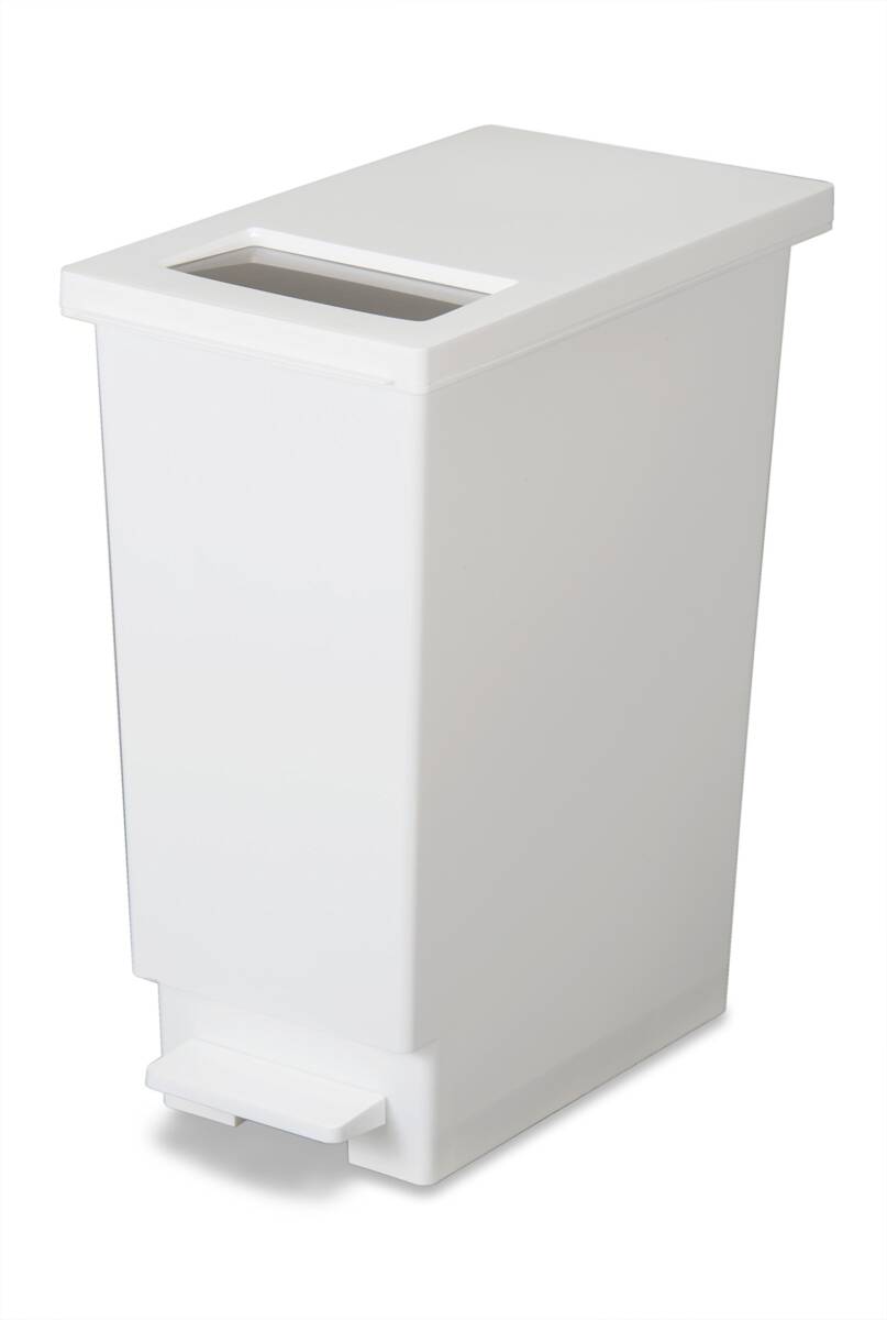 トンボ ゴミ箱 45L 日本製 プッシュタイプ ペダル式 ホワイト ユニード 新輝合成 45S_画像1