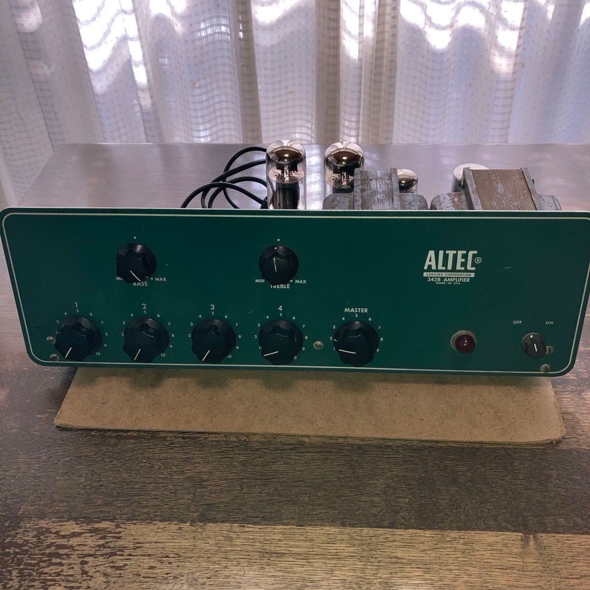 アメリカ製 ALTEC 342B 真空管アンプ GT管 7027PP モノラル アメリカ製 ALTEC 342B 真空管アンプ GT管 7027PP モノラル