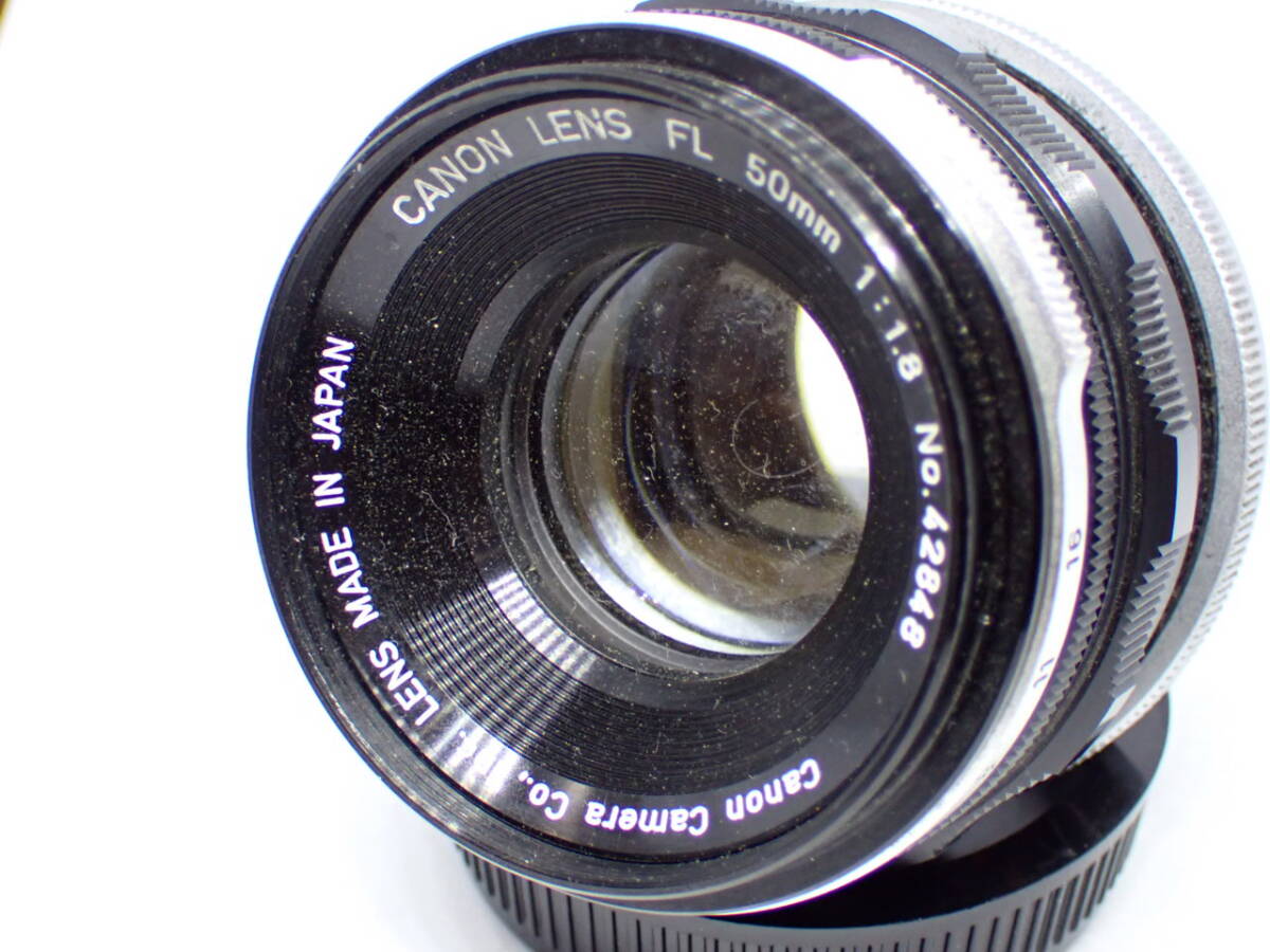 ジャンク OLYMPUS OM‐SYSTEM G.ZUIKO AUTO-S 50㎜ ｆ1.4、Nikon NIKKOR 50㎜ f1.8、Canon FL 50㎜ ｆ1.8の画像7