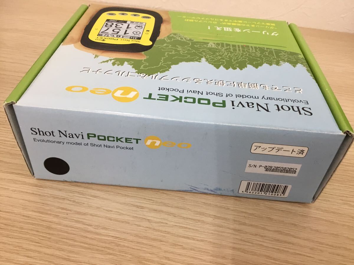 【T】【12014】Shot Navi POCKET neo ゴルフナビゲーター 中古品 ショットナビ  ゴルフの画像9