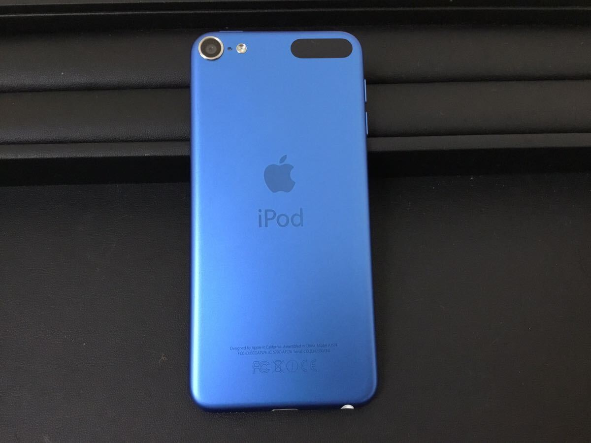 【T】【7399】【ジャンク品】iPod A1574 ブルー パスコード不明 アイポッド の画像1